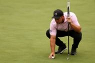 Bryson DeChambeau in action during Round Two of The Masters